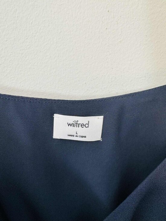 Wilfred Melodie Jumpsuit, Navy, Size Large - Picture 4 of 5